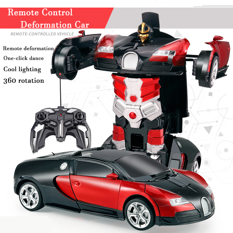 Kids Outdoor Activities - 2in1 Electric RC Car Transformation Robots