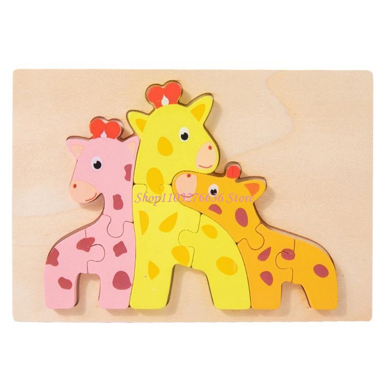 Kids Outdoor Wooden Table - R6FD Kids Interactive Wooden Animal Puzzle
