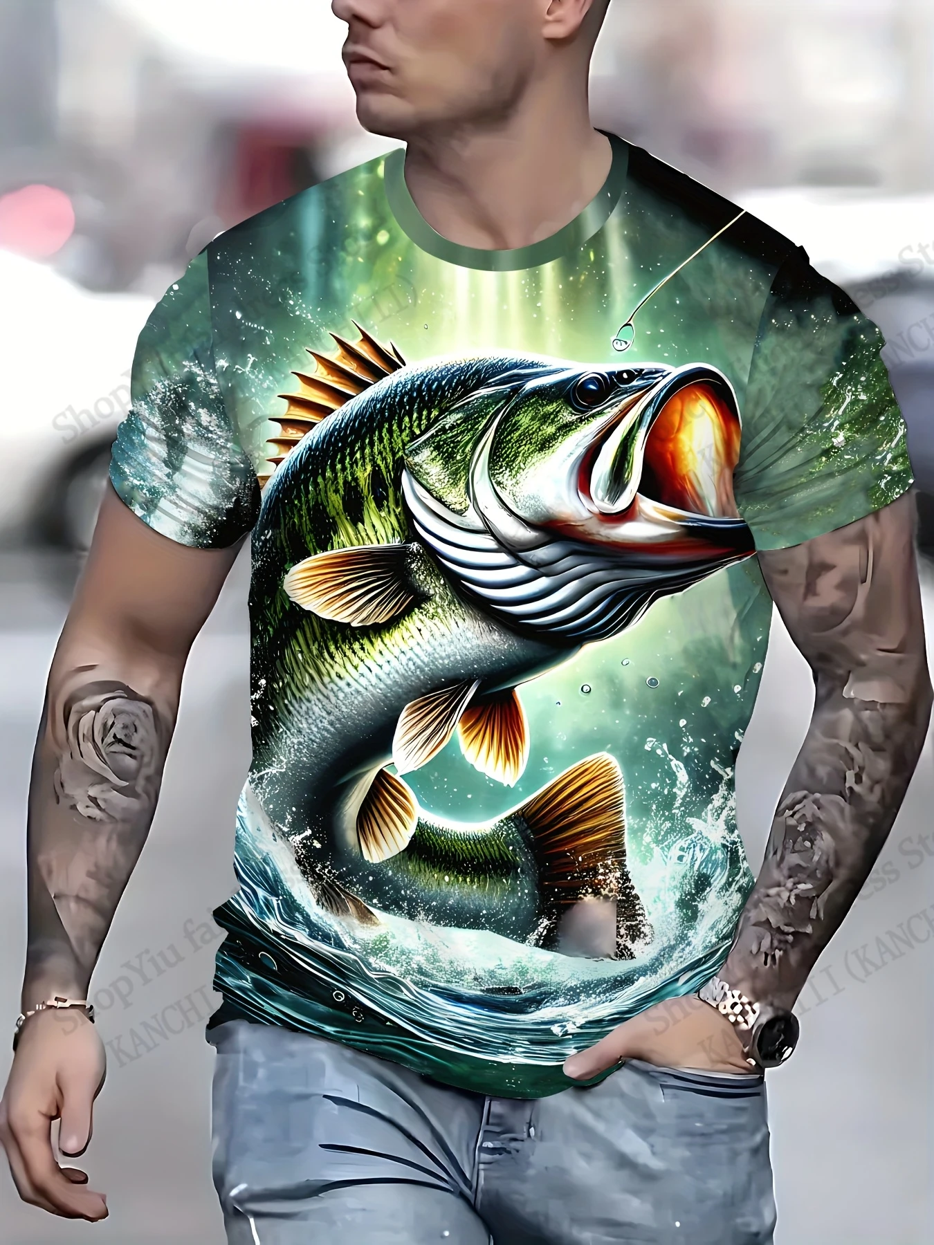 Kids Outdoor Fort - 2026 New Fishing Fish 3D Print