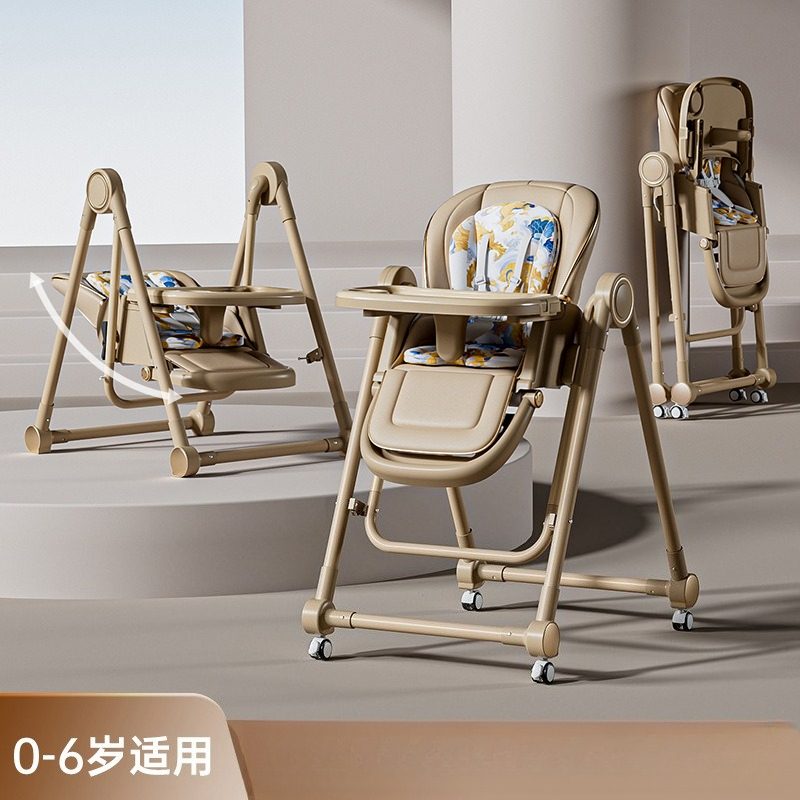 Kids Outdoor Lounge Chair - Baby Dining Chair Multifunctional Foldable Home