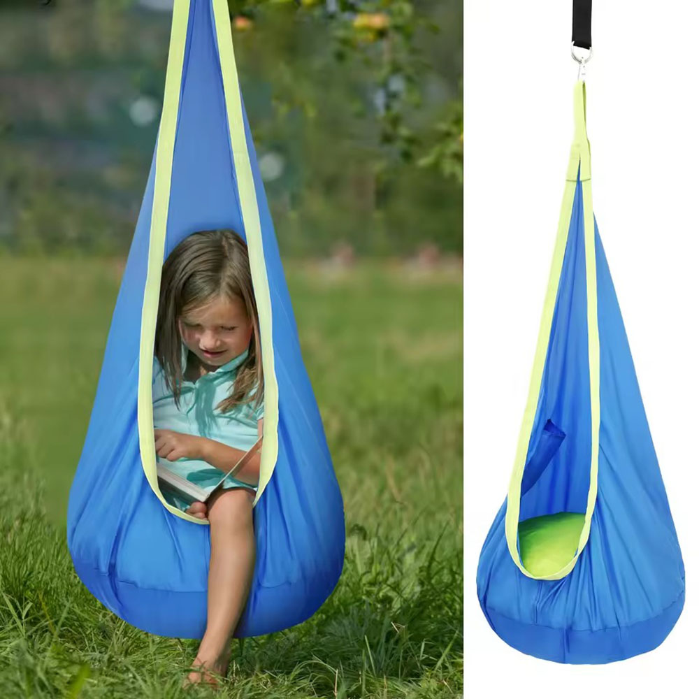 Kids Pod Swing Seat Nylon Hang - Kids Outdoor Swing ulasan dan harga