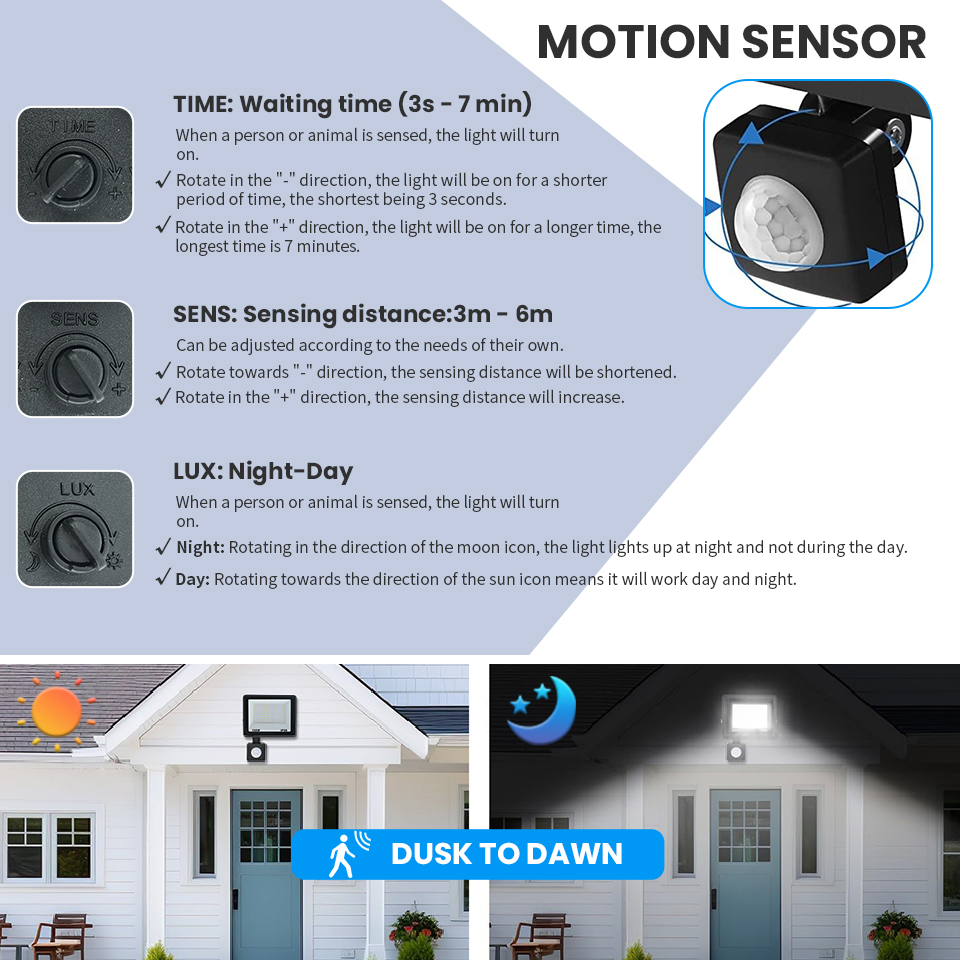 LED Floodlight Motion Sensor A - Balance Beam Outdoor ulasan dan harga