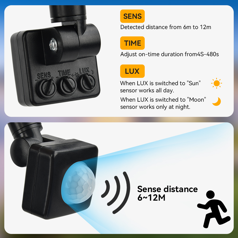 200W LED PIR Motion sensor flo - Balance Beam Outdoor ulasan dan harga