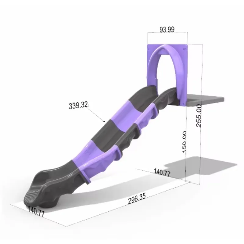 5ft Plastic Outdoor Slide for  - Kids Outdoor Yard Equipment ulasan dan harga