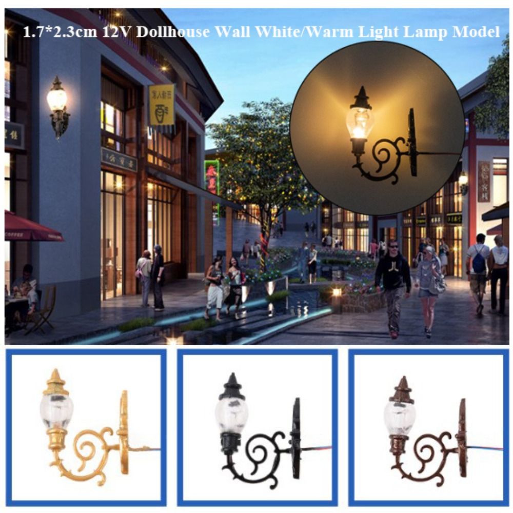 1.7*2.3cm Dollhouse Wall Lamp  - Kids Outdoor Cubby House ulasan dan harga