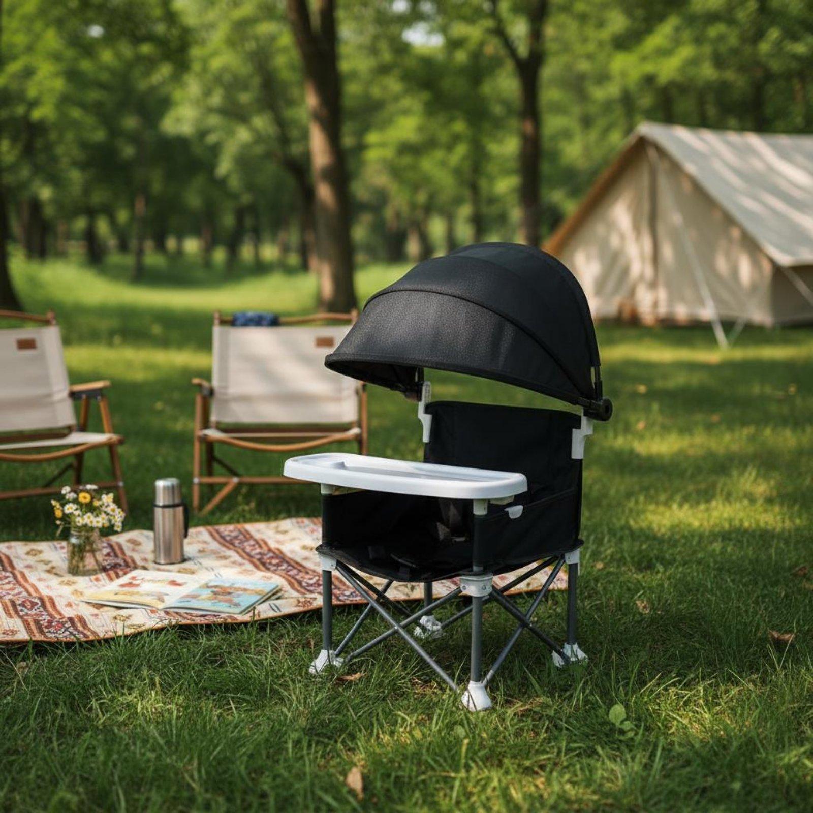 Children Folding Seat with Can - Kids Outdoor Folding Chair ulasan dan harga