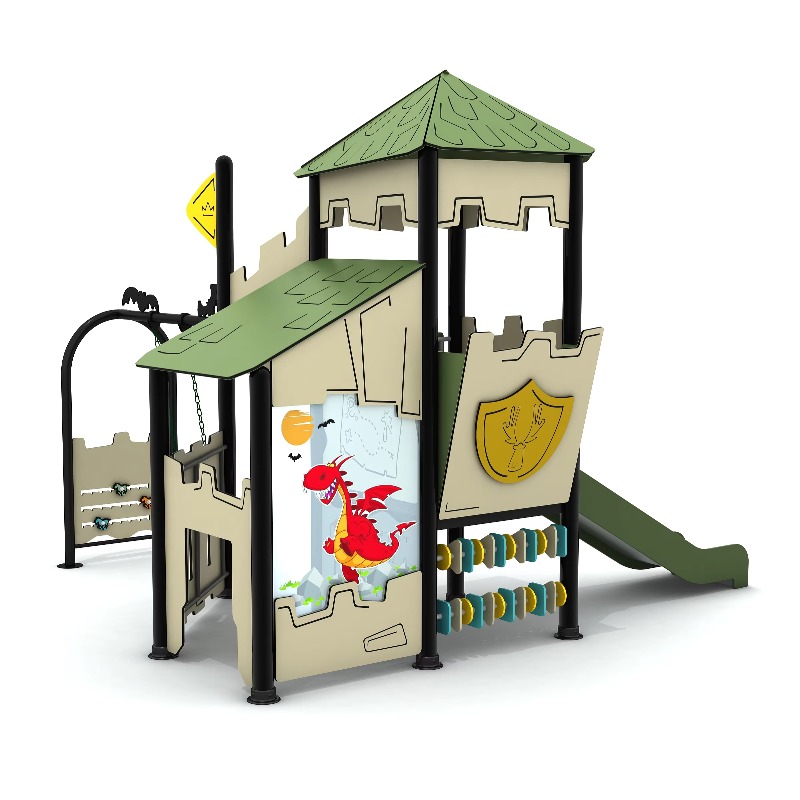 Wooden Outdoor Playground Set  - Kids Outdoor Slide Set ulasan dan harga