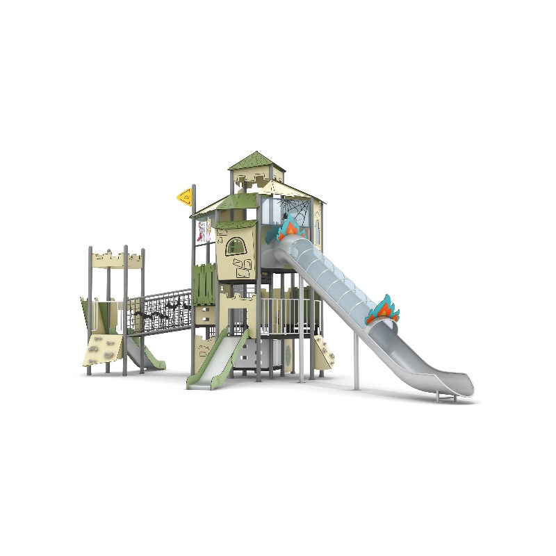 Wooden Outdoor Playground Set  - Kids Outdoor Slide Set ulasan dan harga