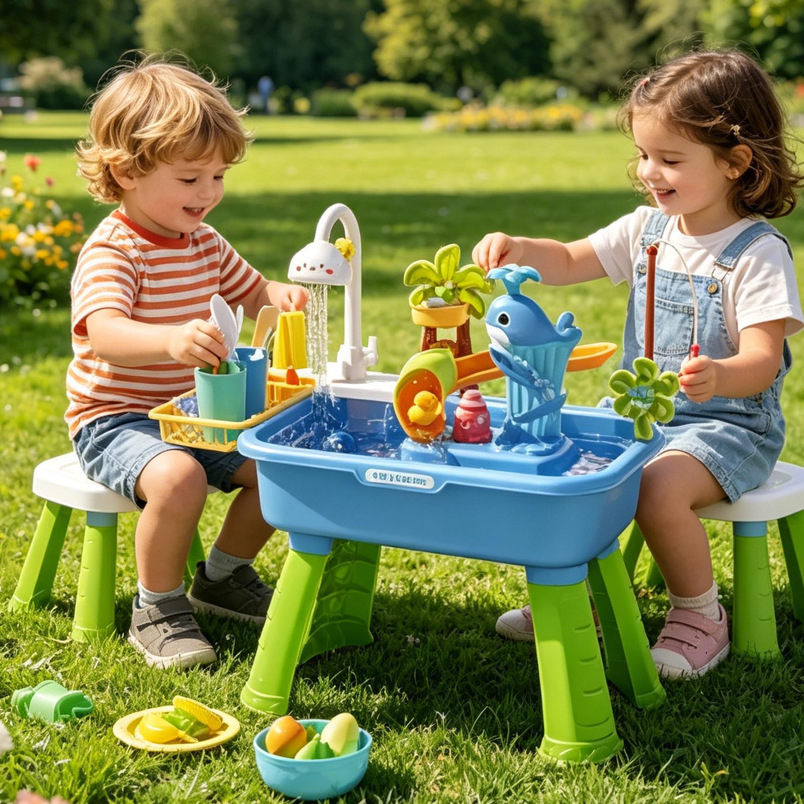 Outdoor Water Play Table for B - Kids Outdoor Sensory Table ulasan dan harga