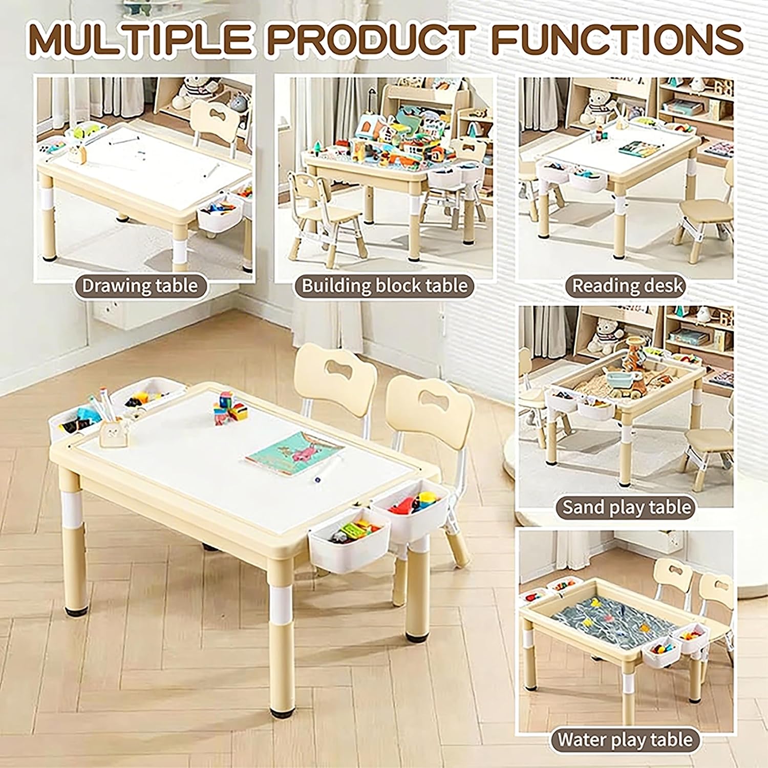Kids Sand and Water Table, Tod - Kids Outdoor Sensory Table ulasan dan harga