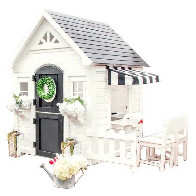 Simple Play house with fence M - Kids Outdoor Cubby House ulasan dan harga