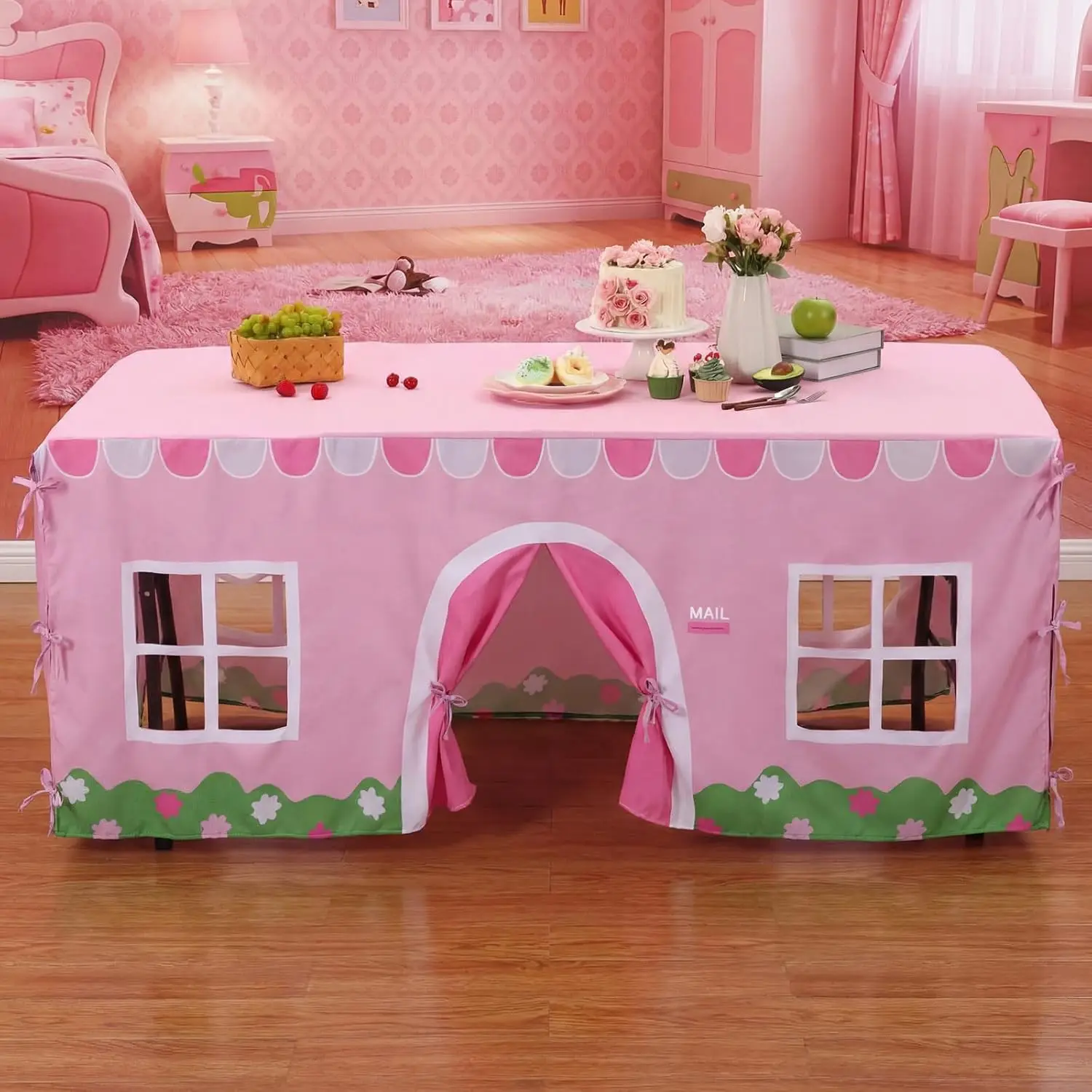 10ft X 7.5ft Large Tablecloth  - Kids Outdoor Fort ulasan dan harga