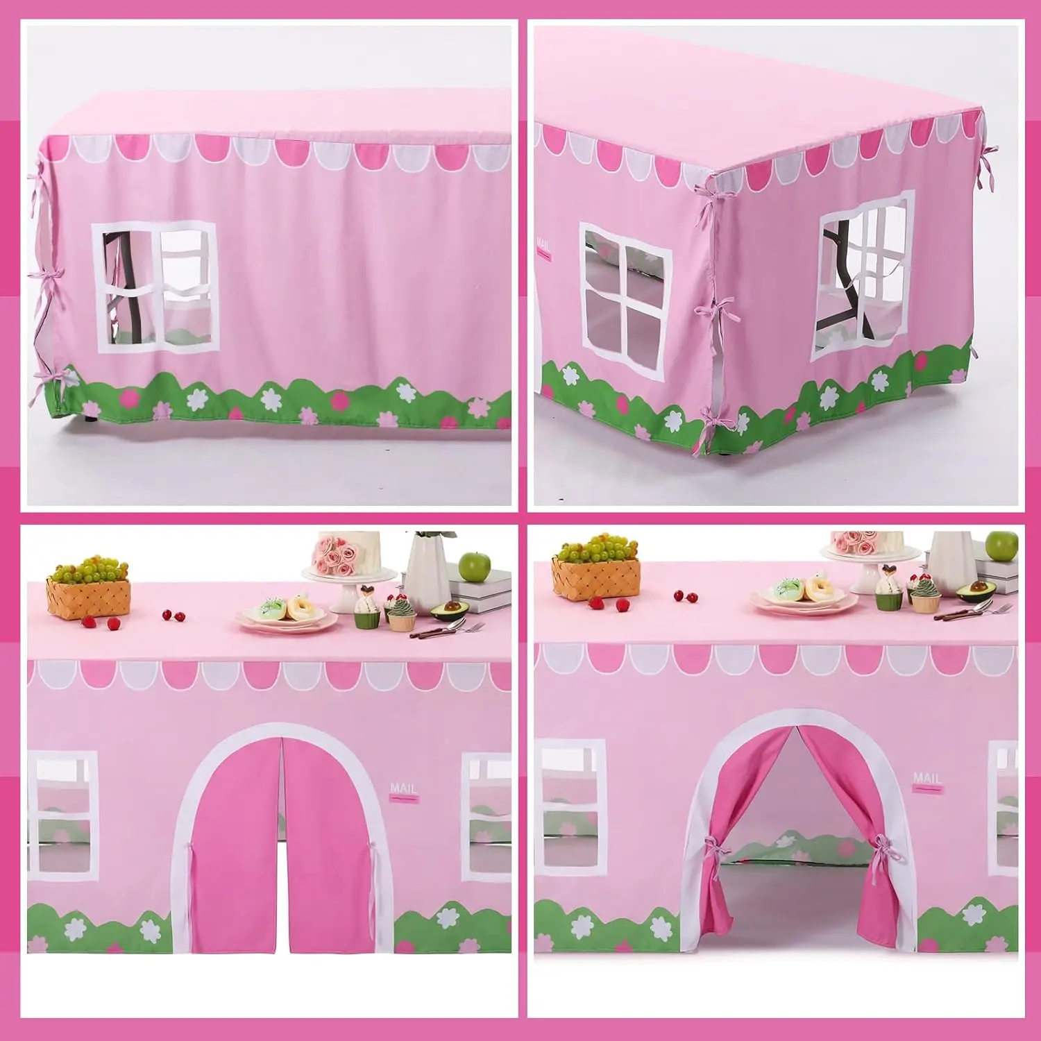 10ft X 7.5ft Large Tablecloth  - Kids Outdoor Fort ulasan dan harga