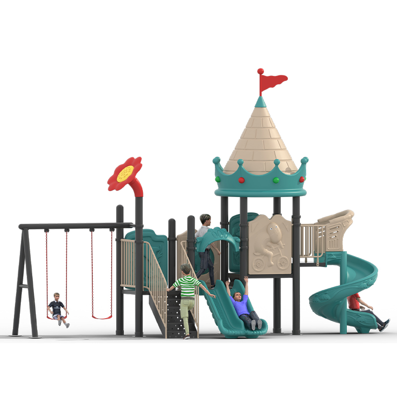 EO-Castle Theme Kids Outdoor P - Kids Outdoor Yard Equipment ulasan dan harga