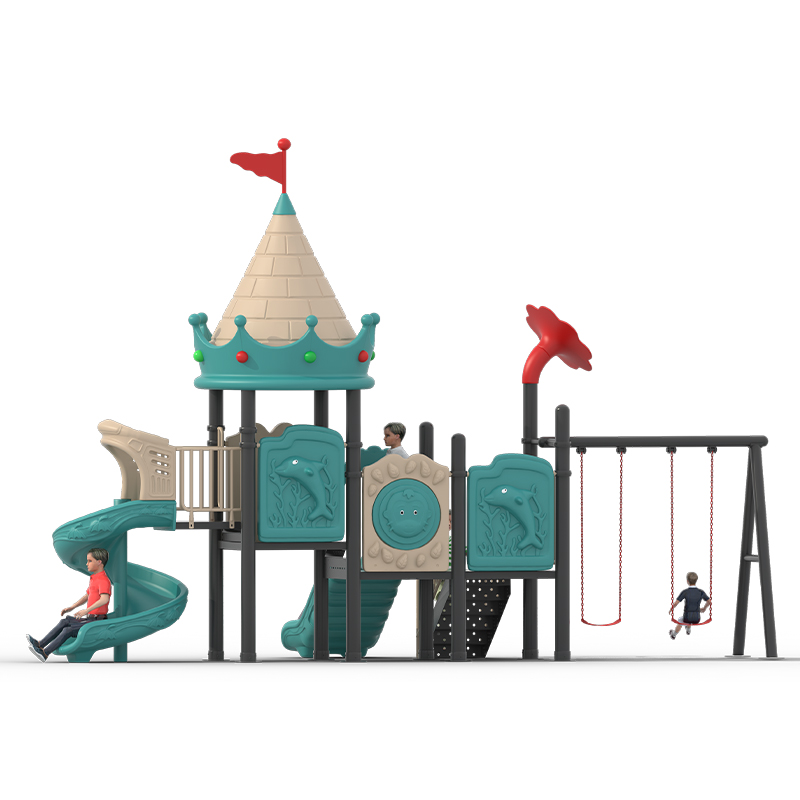EO-Castle Theme Kids Outdoor P - Kids Outdoor Yard Equipment ulasan dan harga