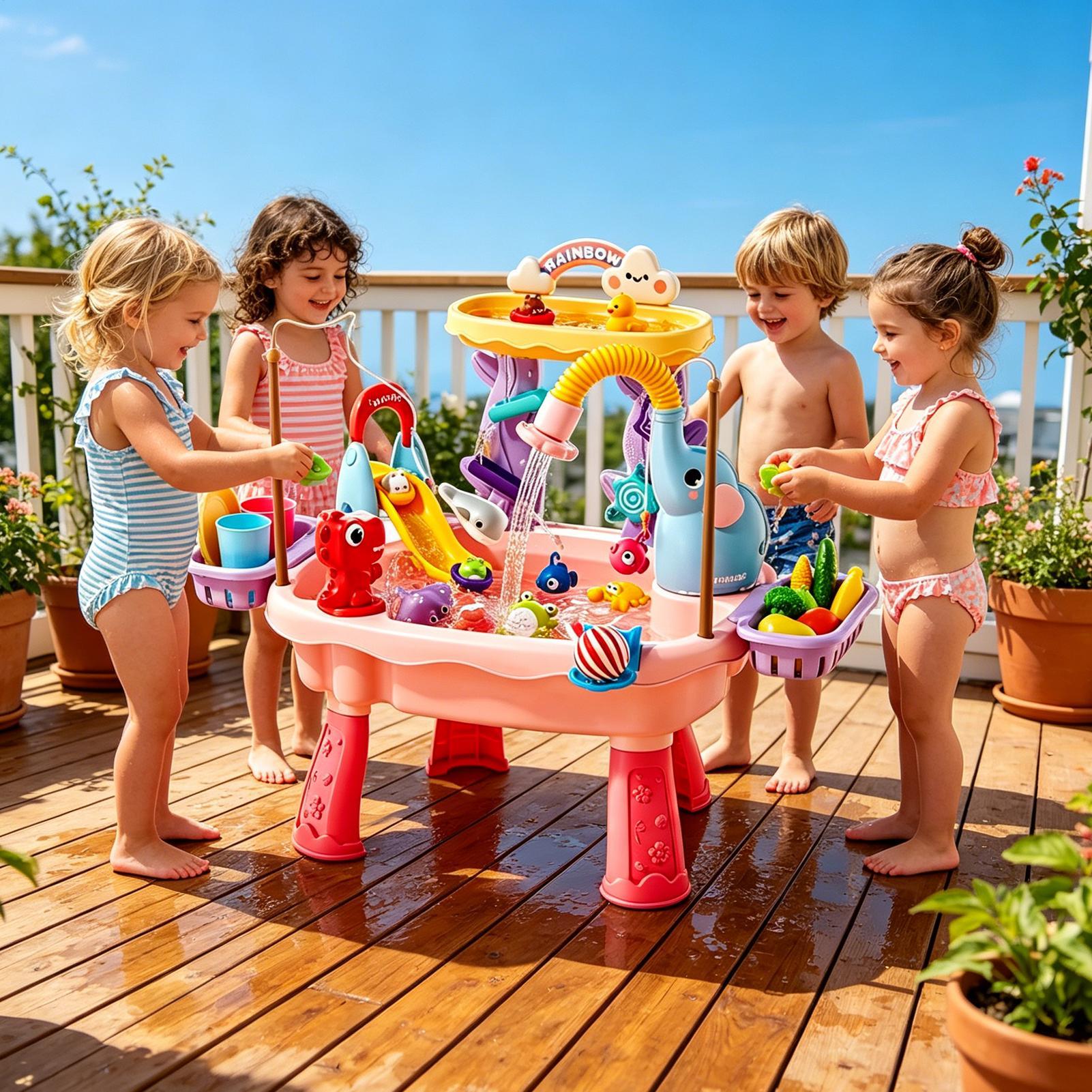 1pc Upgraded Toddler Water Tab - Kids Outdoor Sensory Table ulasan dan harga