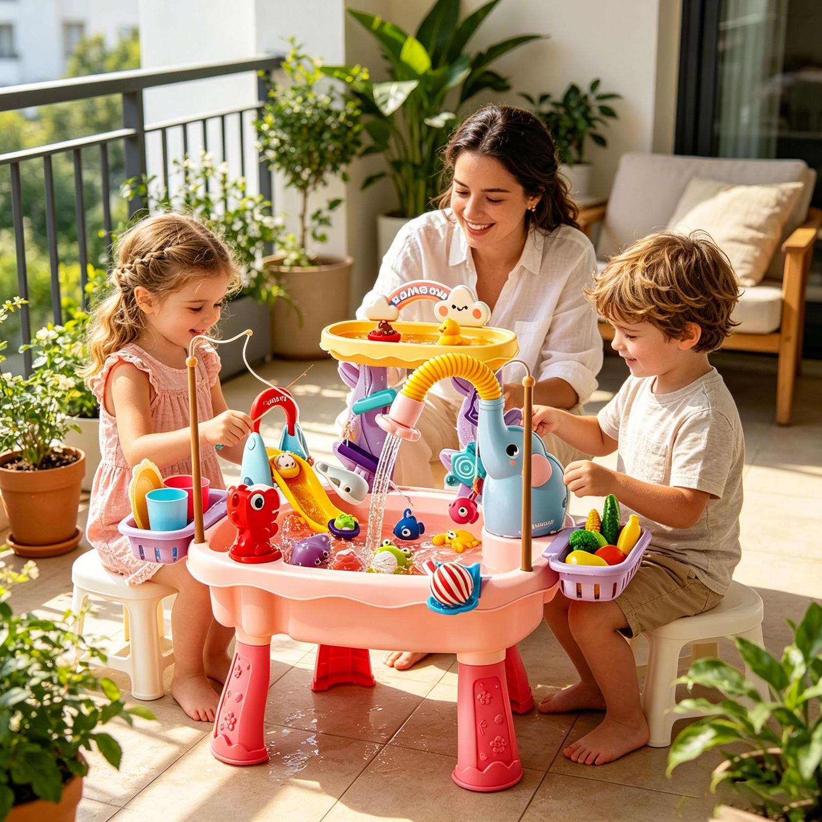 1pc Upgraded Toddler Water Tab - Kids Outdoor Sensory Table ulasan dan harga