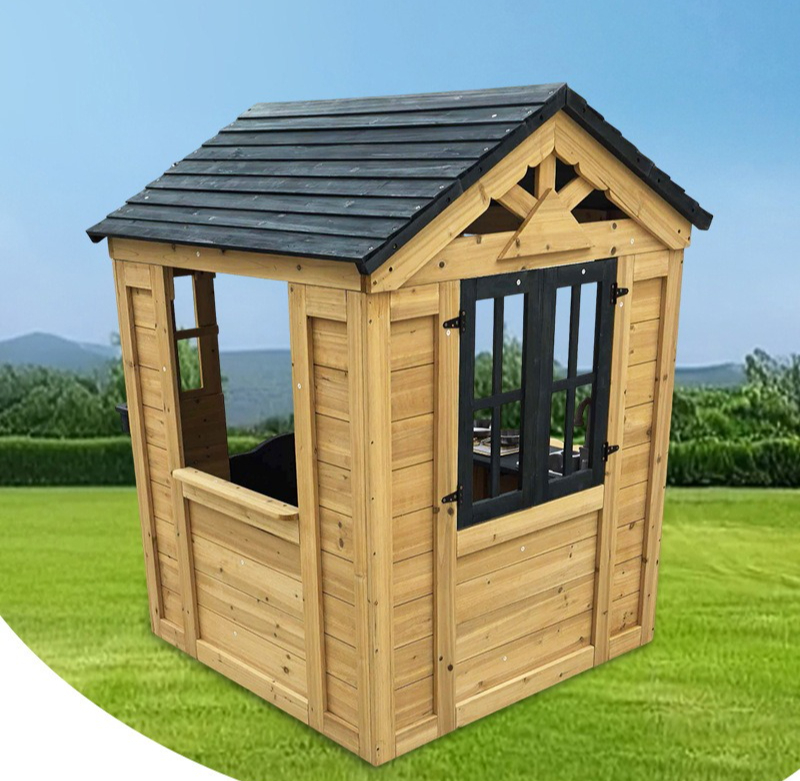 Outdoor Garden Wooden Kids Rol - Kids Outdoor Cubby House ulasan dan harga