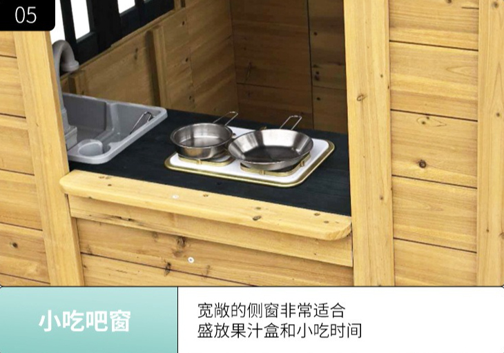 Outdoor Garden Wooden Kids Rol - Kids Outdoor Cubby House ulasan dan harga