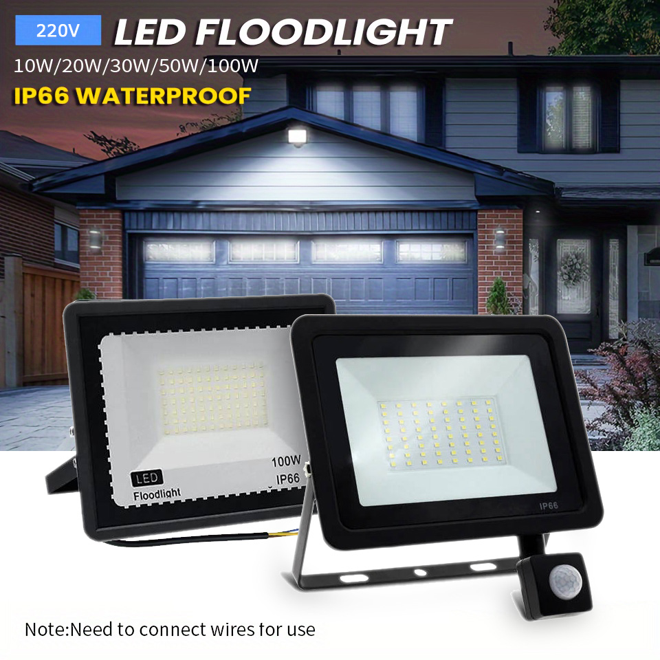 LED Floodlight PIR Motion Sens - Balance Beam Outdoor ulasan dan harga