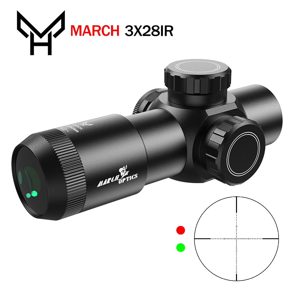 Tactical HT 3X28IR Optics Scop - Balance Beam Outdoor ulasan dan harga
