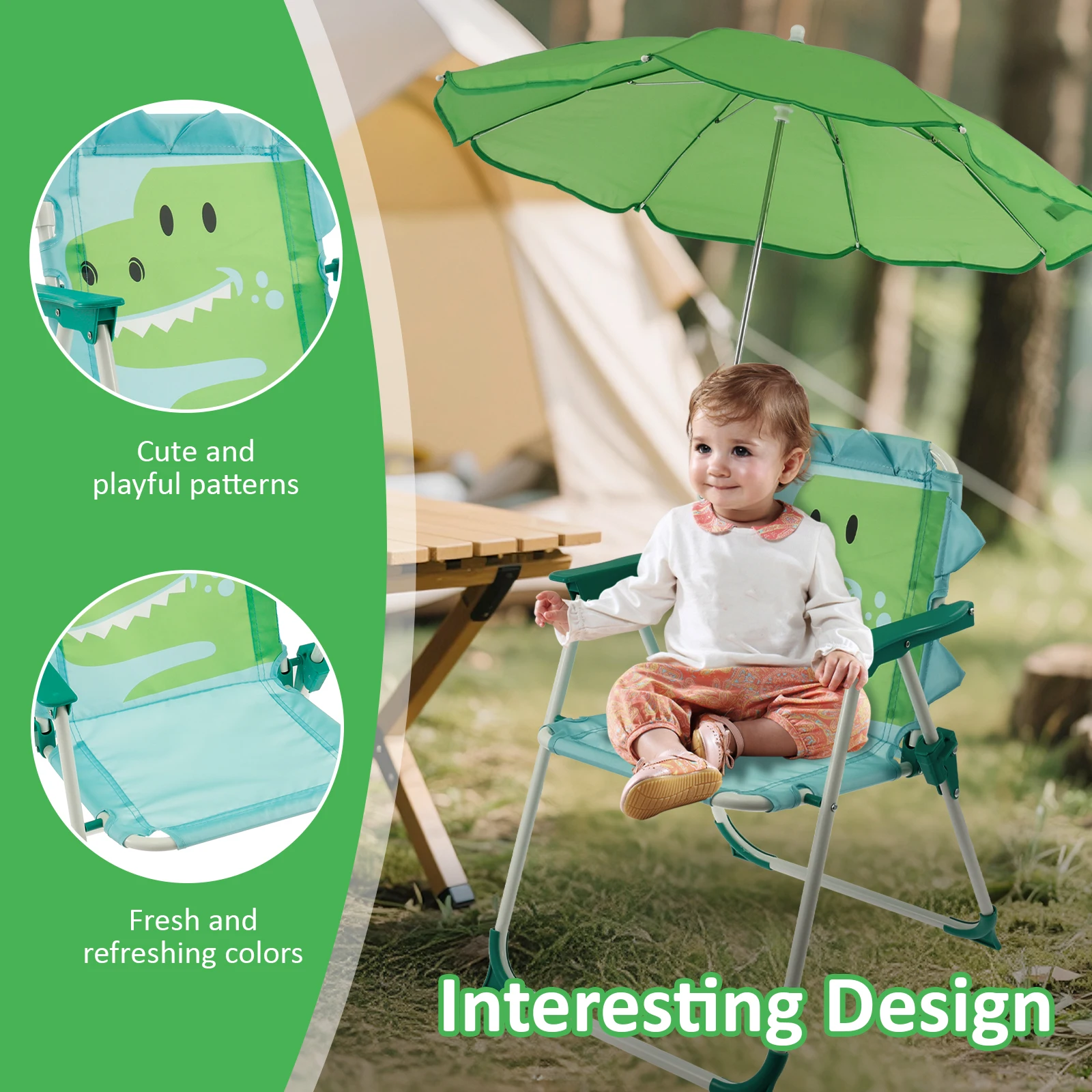 Kids Folding Beach Chair With  - Kids Outdoor Lounge Chair ulasan dan harga