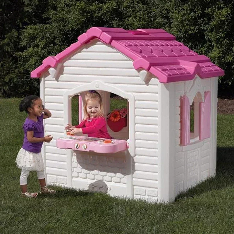 toys cottage house used mushro - Kids Outdoor Cubby House ulasan dan harga