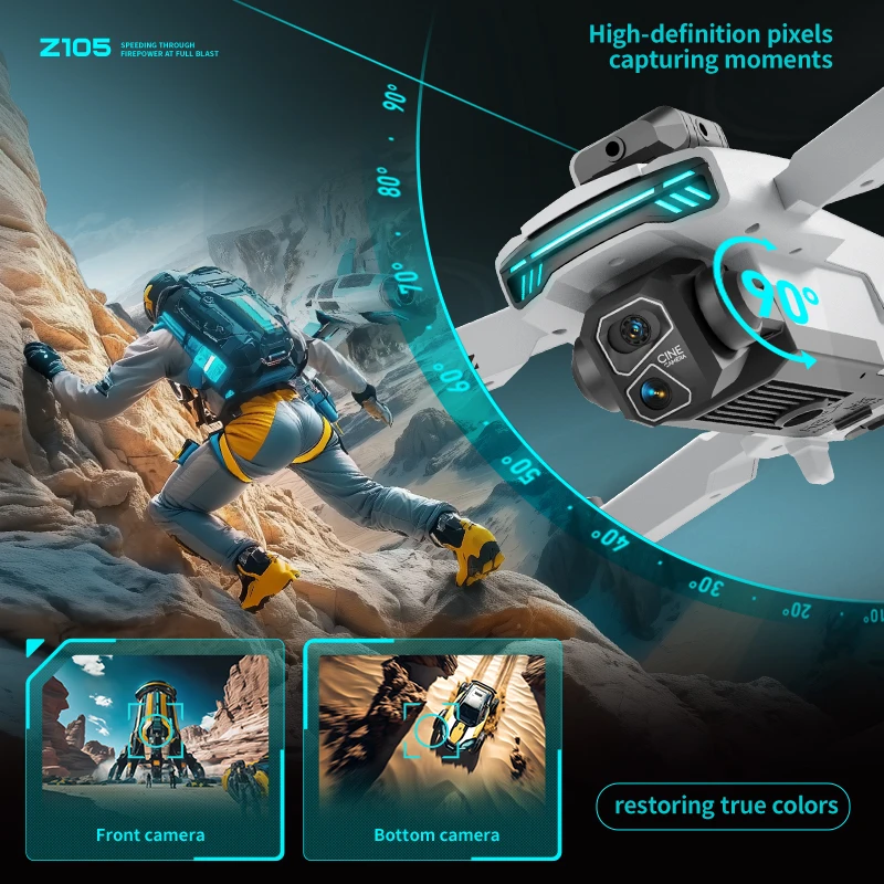 Z105 Drone RC Quadcopter with  - Kids Unique Outdoor Toys ulasan dan harga