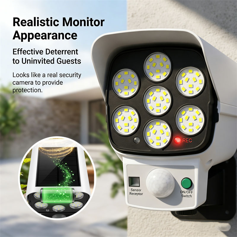 Solar Powered Dummy Security C - Balance Beam Outdoor ulasan dan harga