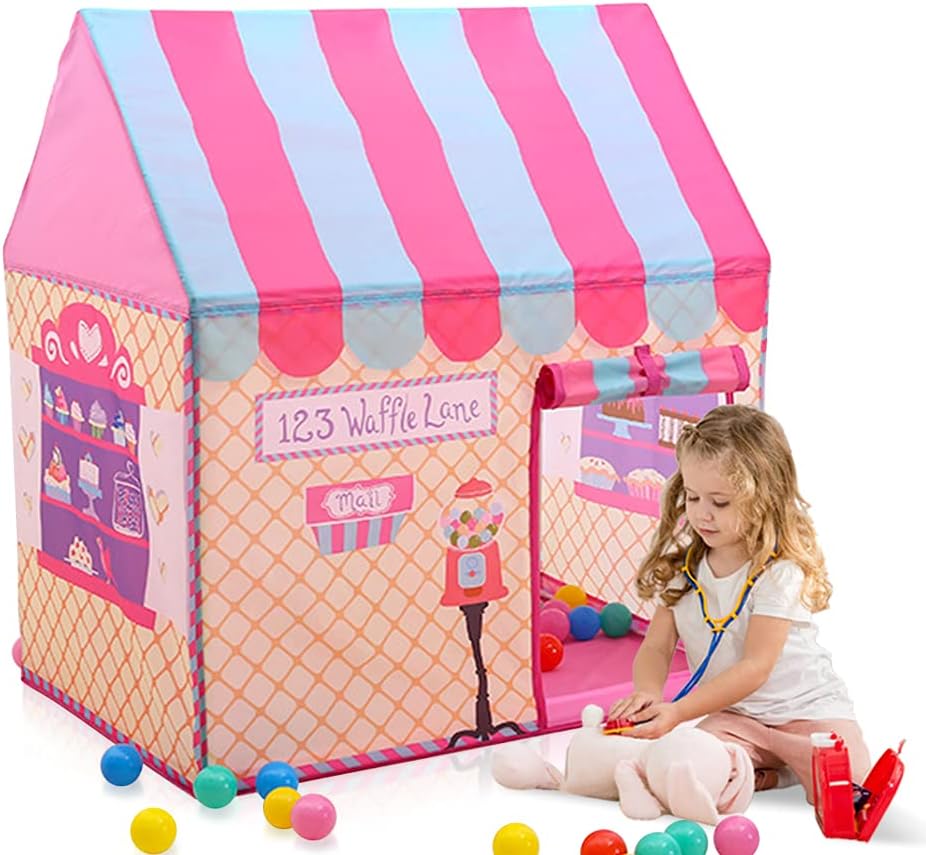 Boys Girls Toys Children Indoo - Outdoor Tent Playhouse ulasan dan harga