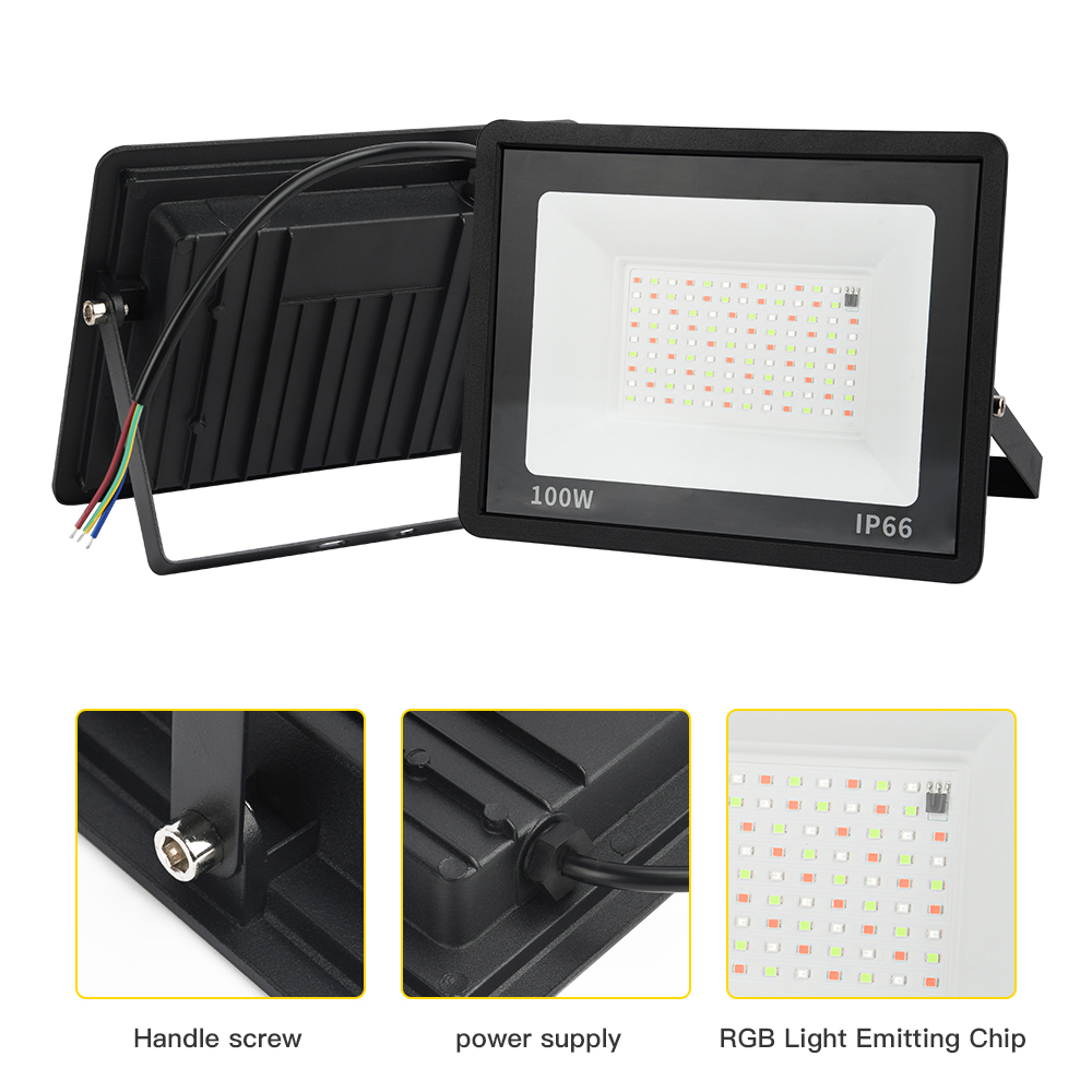 RGB Flood Light 100W 50W 30W 2 - Balance Beam Outdoor ulasan dan harga