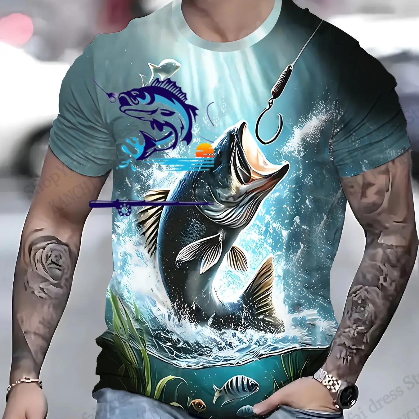 2026 New Fishing Fish 3D Print - Kids Outdoor Fort ulasan dan harga