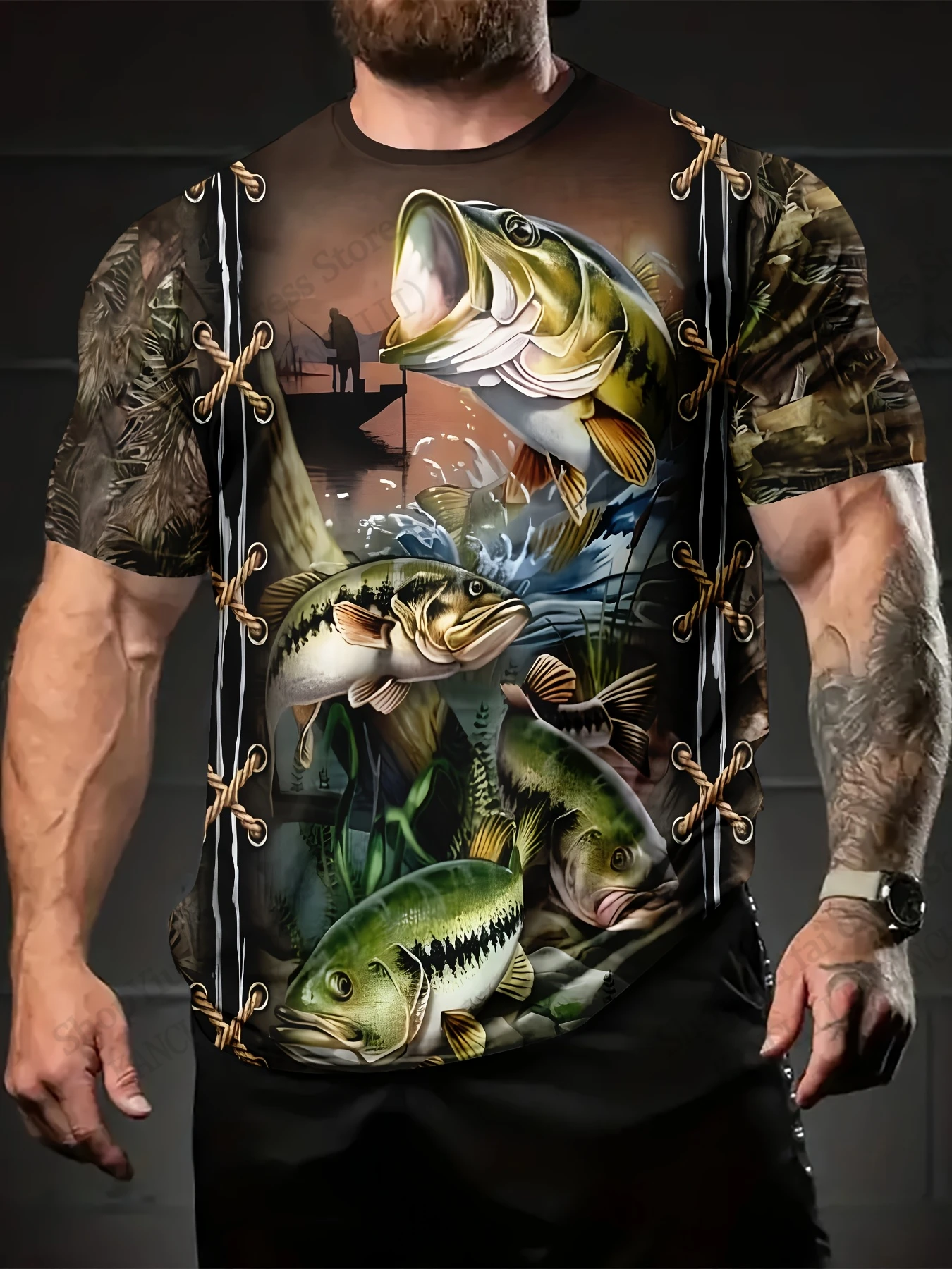 2026 New Fishing Fish 3D Print - Kids Outdoor Fort ulasan dan harga