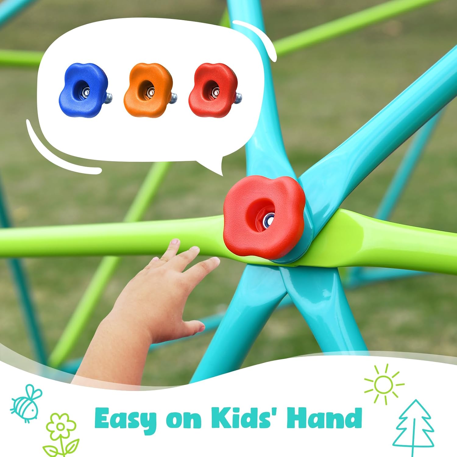 10 ft Climbing Dome Swing Set  - Kids Outdoor Swing ulasan dan harga