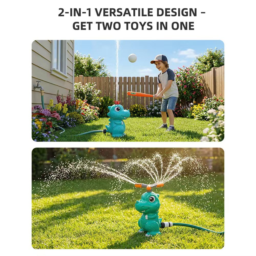 Cartoon Crocodile Summer Sprin - Kids Outdoor Yard Equipment ulasan dan harga