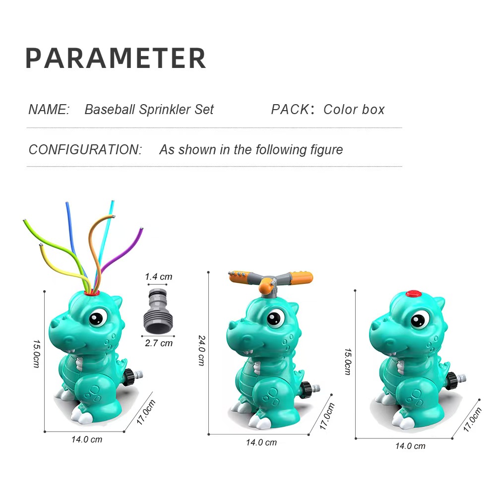 Cartoon Crocodile Summer Sprin - Kids Outdoor Yard Equipment ulasan dan harga