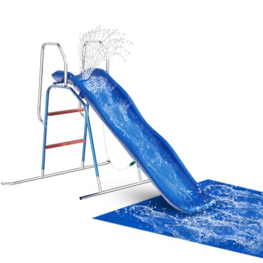 Backyard water slide for kids, - Kids Outdoor Zone ulasan dan harga