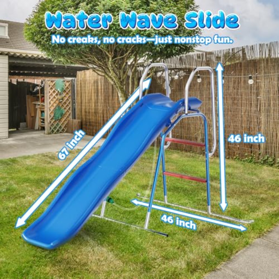 Backyard water slide for kids, - Kids Outdoor Zone ulasan dan harga