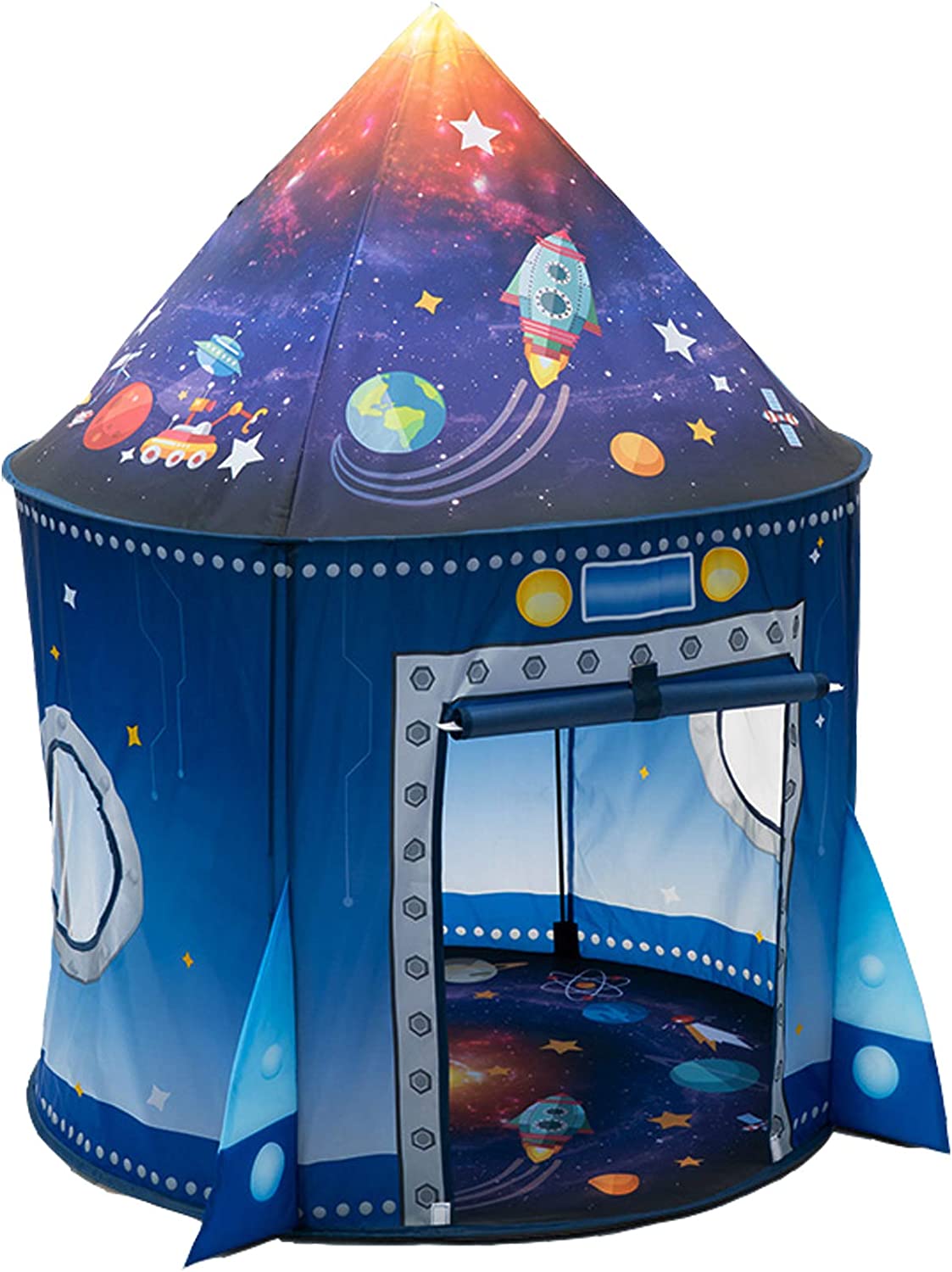 Rocket Ship Kids Tent Pop Up P - Outdoor Tent Playhouse ulasan dan harga