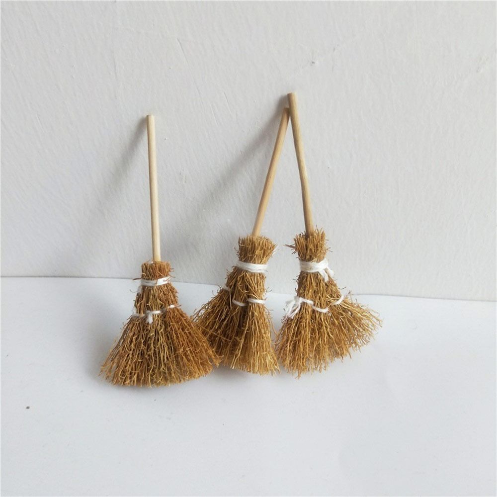 5Pcs Mini Broom Red Rope Straw - Kids Outdoor Cubby House ulasan dan harga