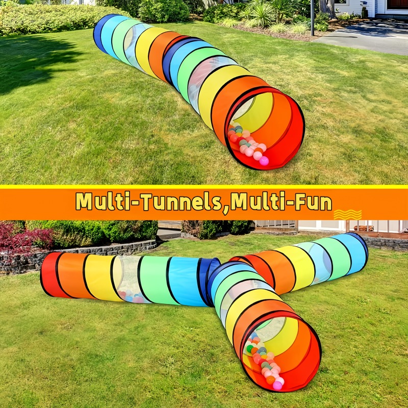 Colorful Crawl Tunnel Breathab - Outdoor Tent Playhouse ulasan dan harga