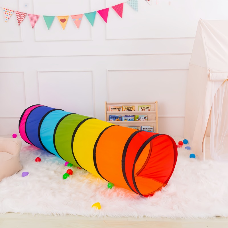 Colorful Crawl Tunnel Breathab - Outdoor Tent Playhouse ulasan dan harga