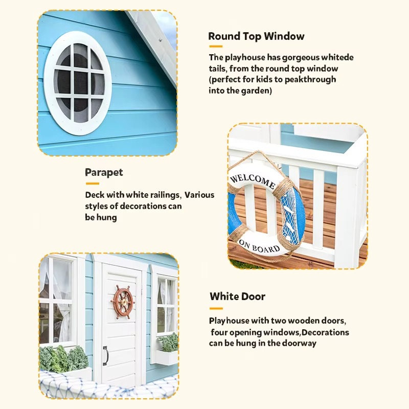 Outdoor Garden Cubby House Chi - Kids Outdoor Cubby House ulasan dan harga