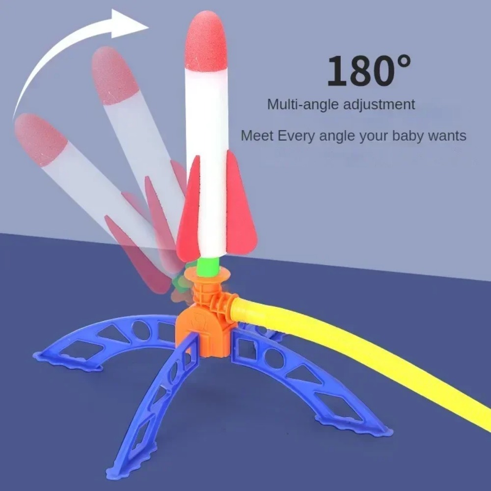 Kids Air Rocket Foot Pump Laun - Kids Outdoor Jumping Toys ulasan dan harga